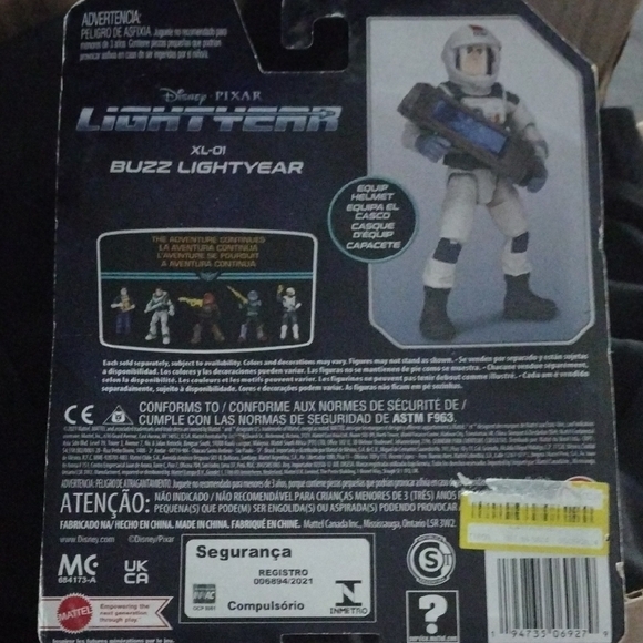 Mattel Buzz Lightyear Action Figure – White & Gray, New in Box! Make Offer - Picture 2 of 2